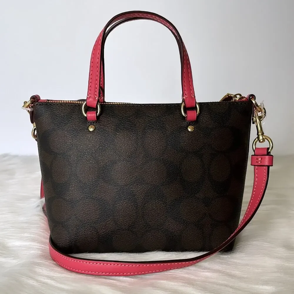 NWT Coach Mini Gallery Crossbody In Signature Canvas - Picture 3 of 11